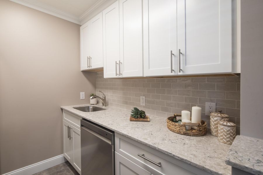 Cadillac Manor Modern Minimal Bathroom with Tub and Sink