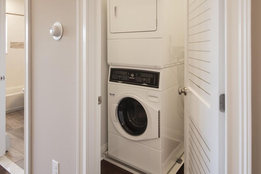 Hickory Manor Modern Minimal Bathroom with Tub and Sink