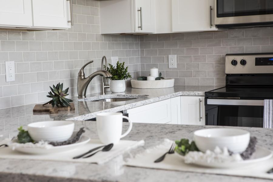 Legion Manor Modern Minimal Bathroom with Tub and Sink