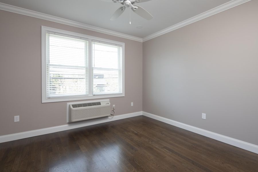 North Washington Square at Hickory Modern Minimal Bathroom with Tub and Sink