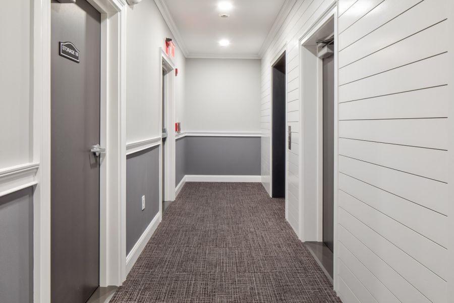North Washington Square at Hickory Large Modern White Walk In Closet