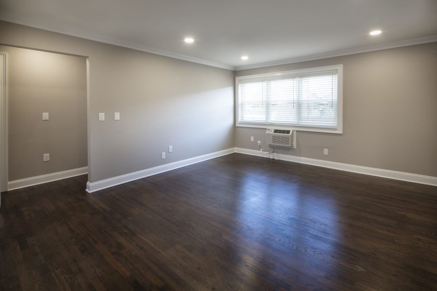 Regency Manor Modern Minimal Bathroom with Tub and Sink