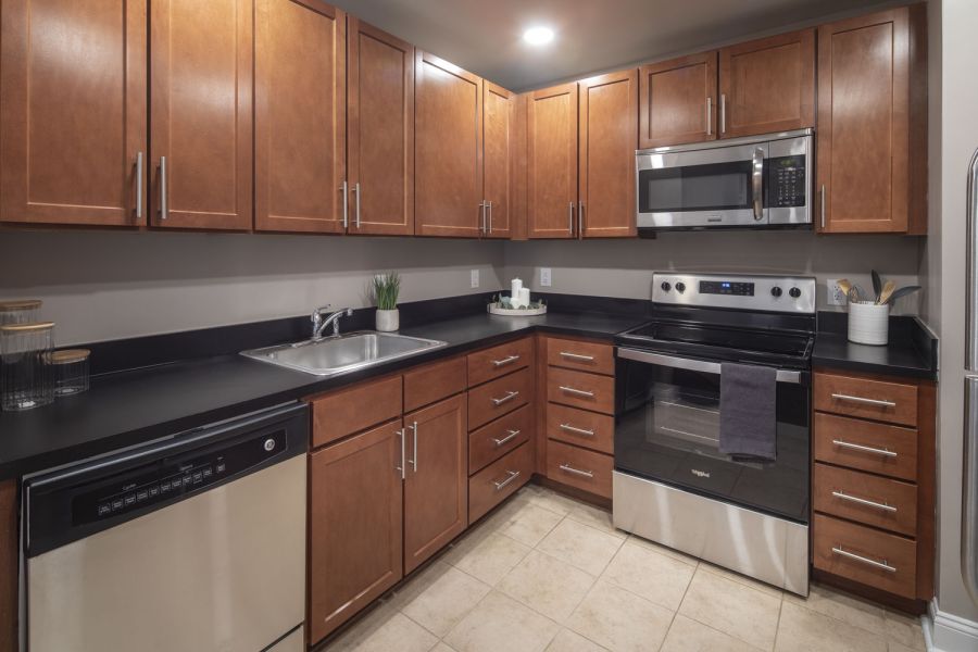 The Atrium Modern Minimal Bathroom with Tub and Sink