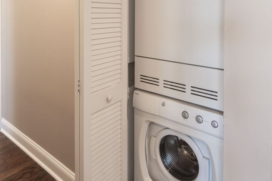 The Atrium Modern Minimal Bathroom with Tub and Sink