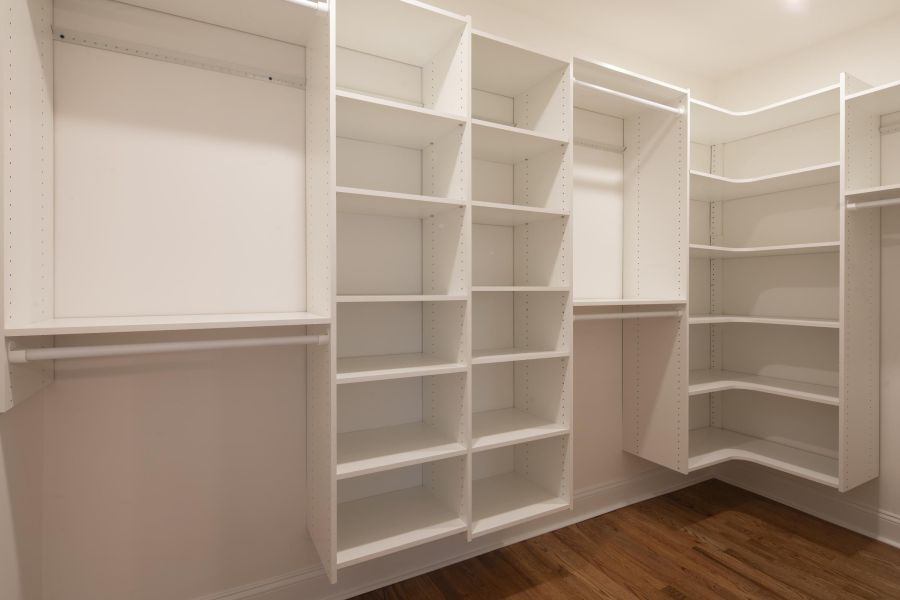 The Parkview @ Polifly Modern Spacious Living Room with mid-century furnishings and floor-to-ceiling windows