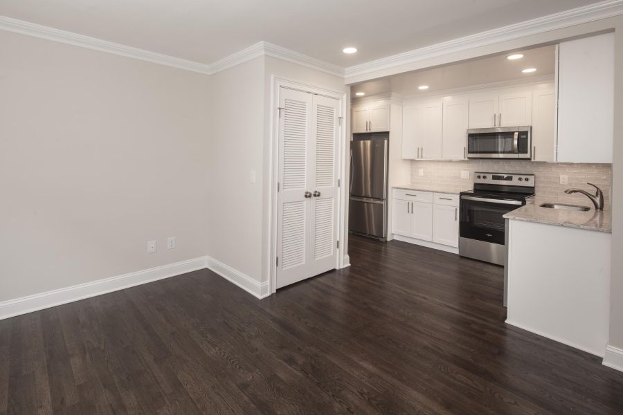 Villa Malta Modern Minimal Bathroom with Tub and Sink