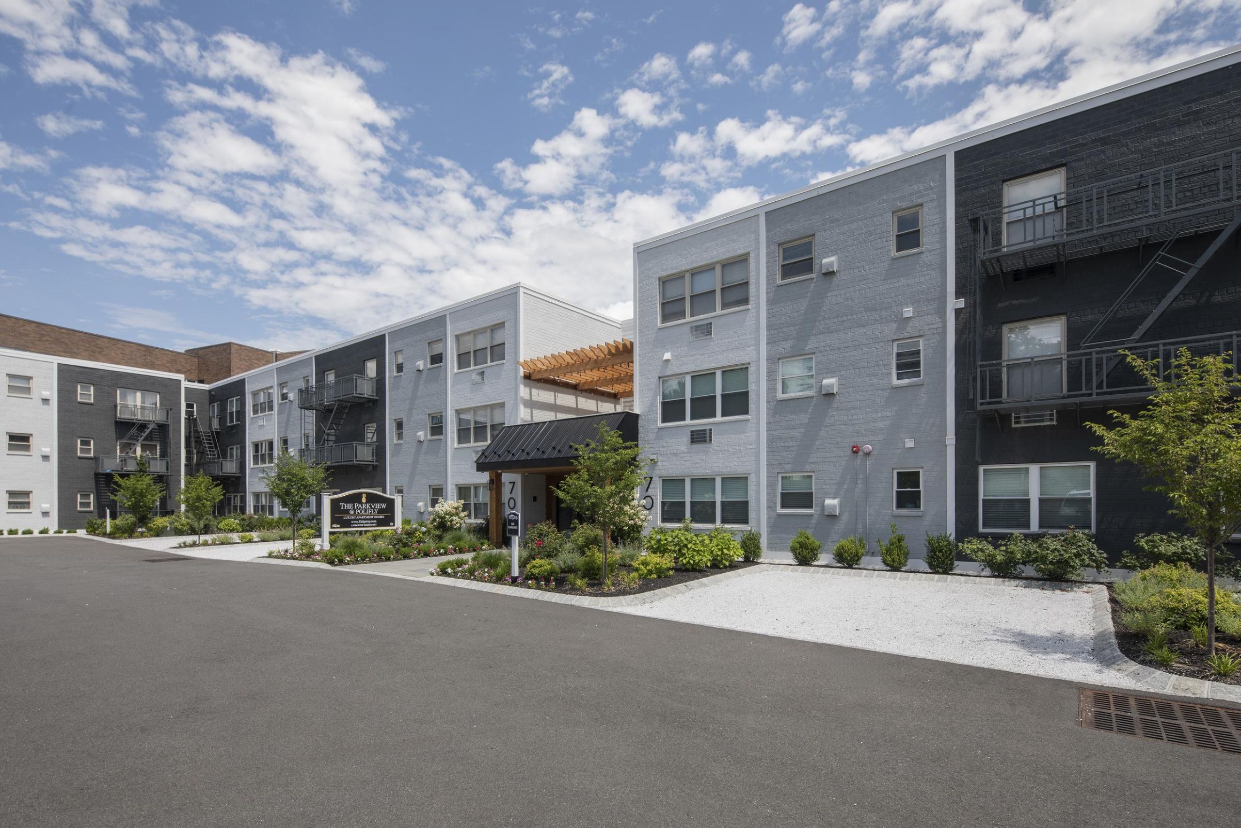 Ridgetop Portrait of Blonde woman in a pantsuit